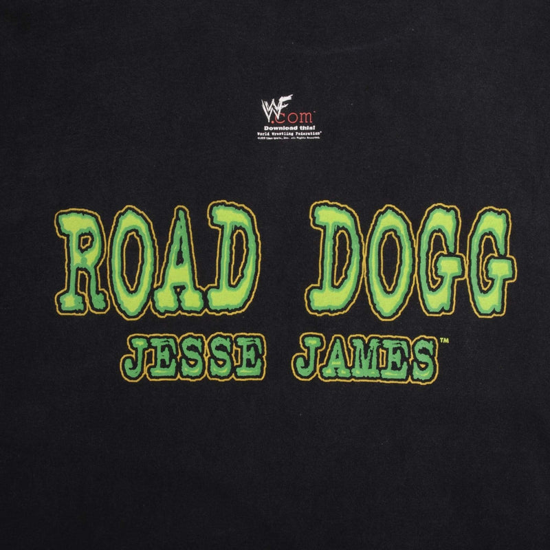 Vintage WWF World Wrestling Federation Road Dogg Jesse James I Do It Hardcore Tee Shirt 1999 Size XL