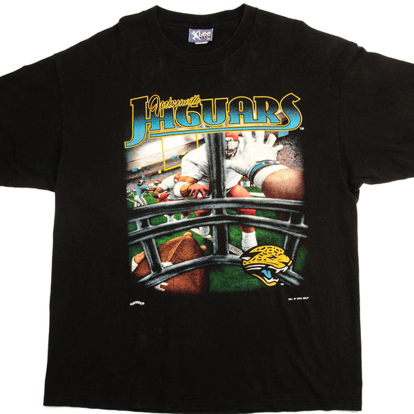 VINTAGE NFL JACKSONVILLE JAGUARS TEE SHIRT 1995 SIZE 2XL MADE IN USA