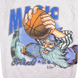 Vintage NBA Orlando Magic Salem Sports Sweatshirt 1990S Size L Made In USA.