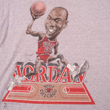 CAMISETA VINTAGE DE LA NBA DE LOS CHICAGO BULLS DE MICHAEL JORDAN, AÑOS 90, TALLA PEQUEÑA, FABRICADA EN EE. UU.