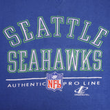 Vintage NFL Seattle Seahawks Embroidered Sweatshirt 1990S Size XL Made In USA