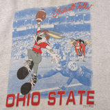 Vintage Ohio State University Looney Tunes With Bugs Bunny And Yosemite Sam Sweatshirt Size Large Made In USA.