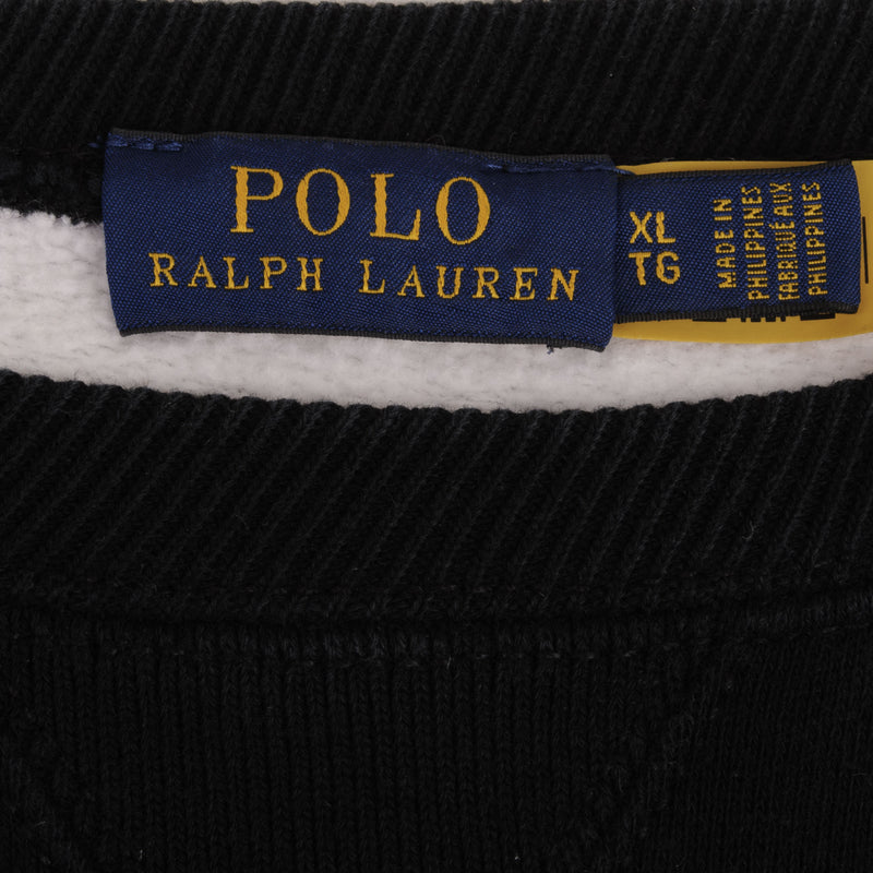 Ralph Lauren Skiing Bear Cropped Sweatshirt Size XL