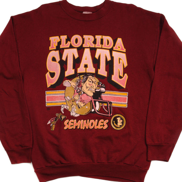 SUDADERA VINTAGE DE LOS FLORIDA STATE SEMINOLES TALLA XL FABRICADA EN EE. UU.