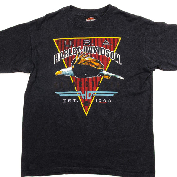 CAMISETA VINTAGE HARLEY DAVIDSON 1993 TALLA MEDIANA FABRICADA EN EE. UU.