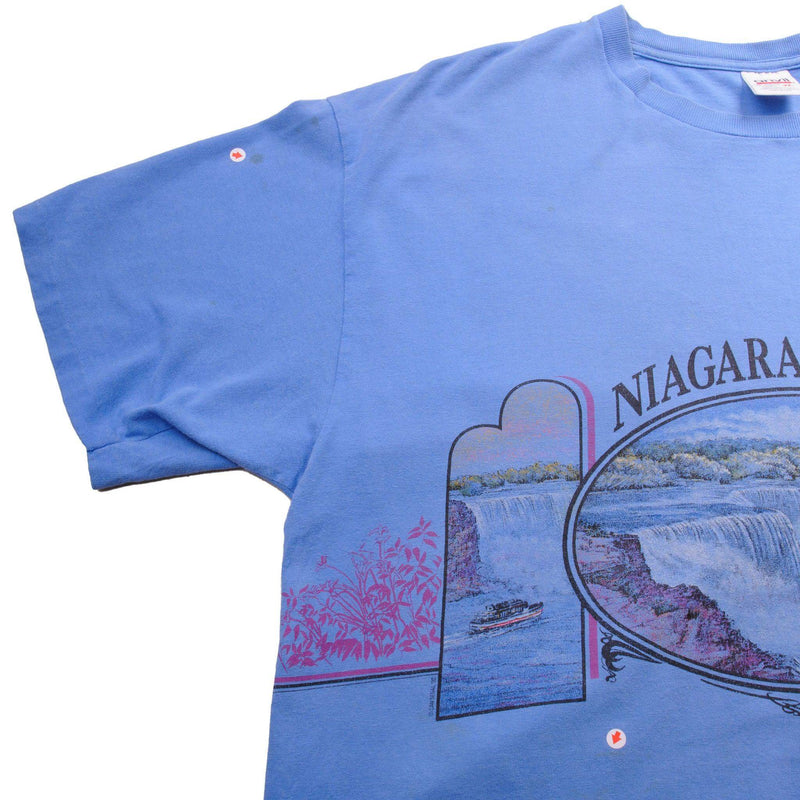 Vintage 1990s Heavyweight Niagara Falls Souvenir T Shirt / Streetwear / Size Extra offers Large / Vacation Tee / Travel T Shirt