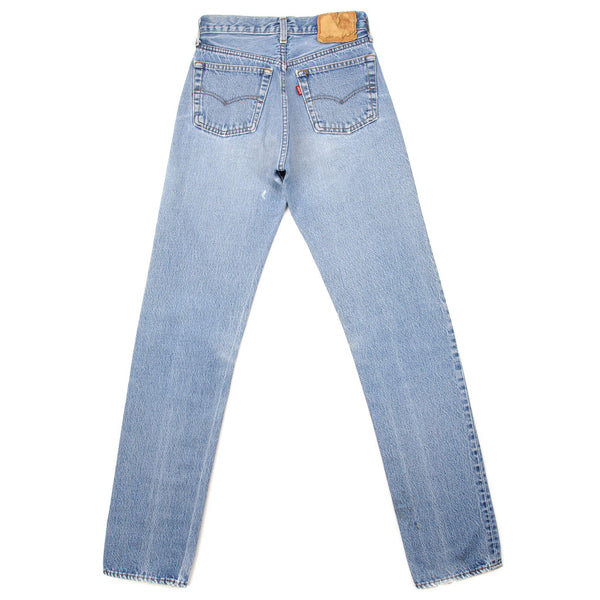 JEANS VINTAGE LEVIS 501 INDIGO TALLA W25 L33 HECHOS EN EE. UU.