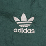 Vintage Adidas Pine Green Nylon Track Pants 1990S Size Large