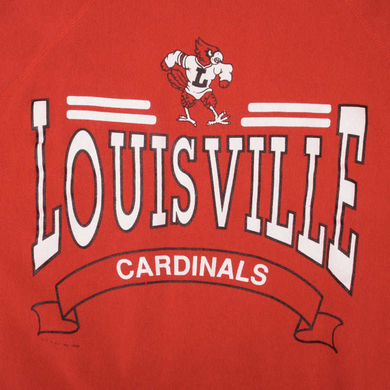 Vintage Nfl Louisville Cardinals Sweatshirt 1988S Size Large Made In USA