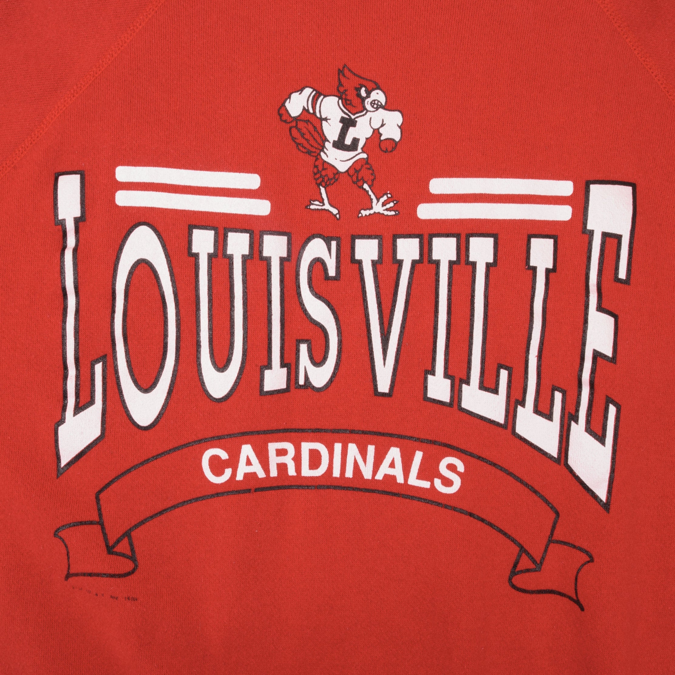 Vintage 80s Louisville University Cardinals pullover sweatshirt