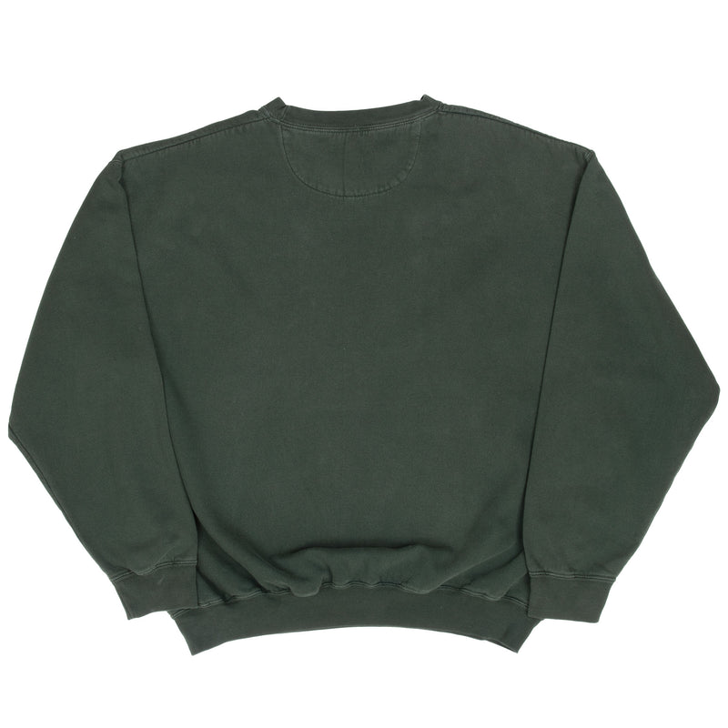 Vintage Chaps Ralph Lauren Green Sweatshirt 1990S Size XL