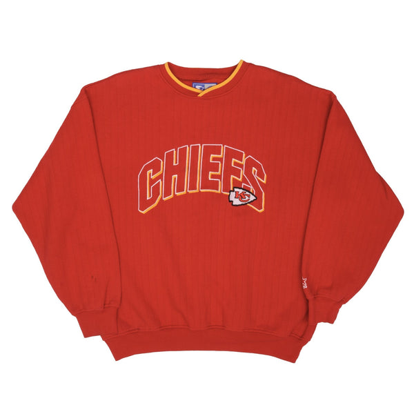 Vintage NFL Kansas City Chiefs Embroidered Taylor Swift Sweatshirt Size XL 1990S