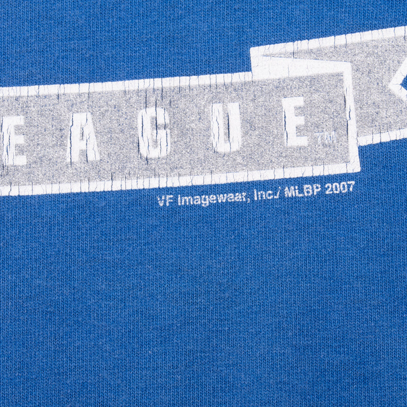 Vintage Mlb Los Angeles Dodgers Blue Tee Shirt 2007 Size Large