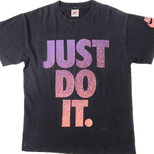 CAMISETA VINTAGE NIKE JUST DO IT TALLA MEDIANA FABRICADA EN EE. UU. 1987-1992 