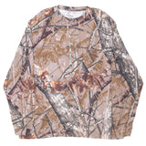 Vintage Hunting Fusion 3D Camo Long Sleeve Pocket Tee Shirt Size XL