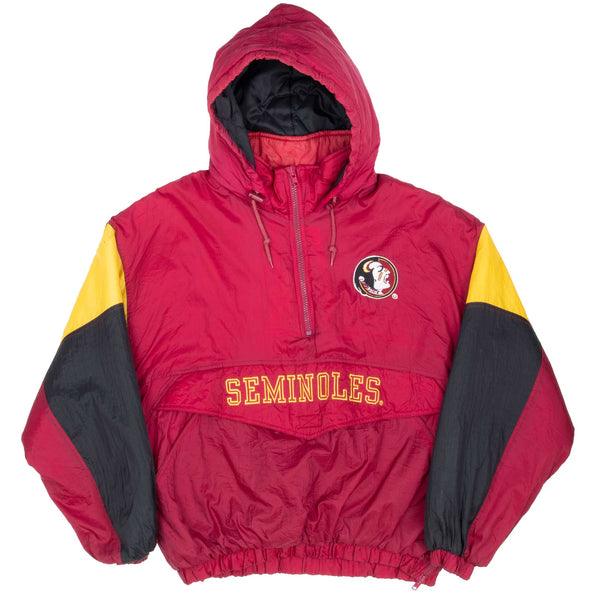 Vintage Ncaa Florida State Seminoles Heavy Pullover Heavy Jacket Size XL 1990S