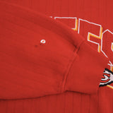 SUDADERA VINTAGE DE LA NFL CON BORDADO DE LOS KANSAS CITY CHIEFS, TALLA XL, AÑOS 90