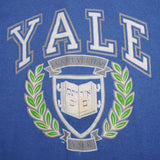 VINTAGE YALE UNIVERSITY BLUE SWEATSHIRT 1990S SIZE MEDIUM