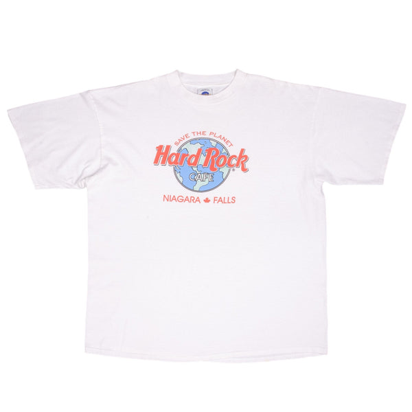 Vintage Hard Rock Cafe Save The Planet Niagara Fall Tee Shirt 1990S Size 2XL