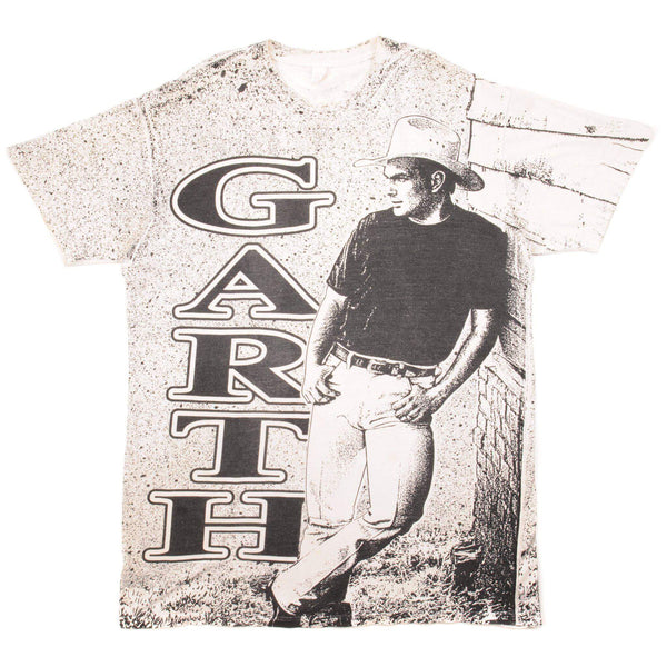 Vintage All Over Print Garth Tee Shirt Size XL.