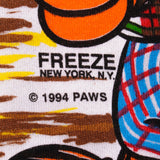 VINTAGE ALL OVER PRINT GARFIELD BY FREEZE NEW YORK SWEATSHIRT 1994 SIZE LARGE