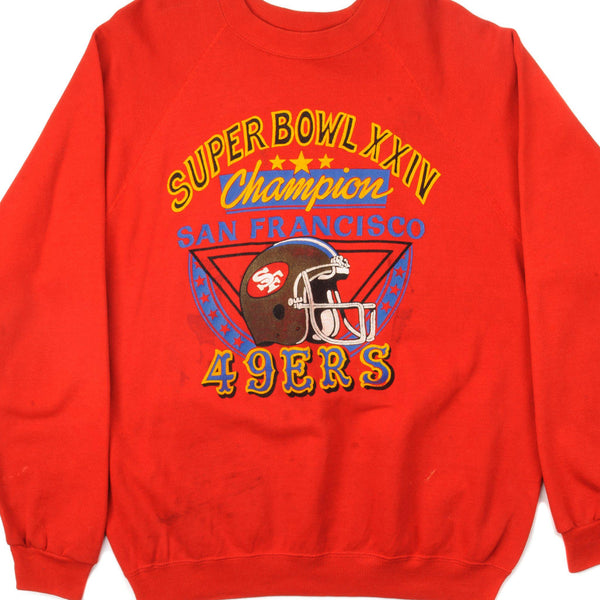 VINTAGE NFL SAN FRANCISCO 49ERS SWEATSHIRT 1990 SIZE XL MADE IN USA