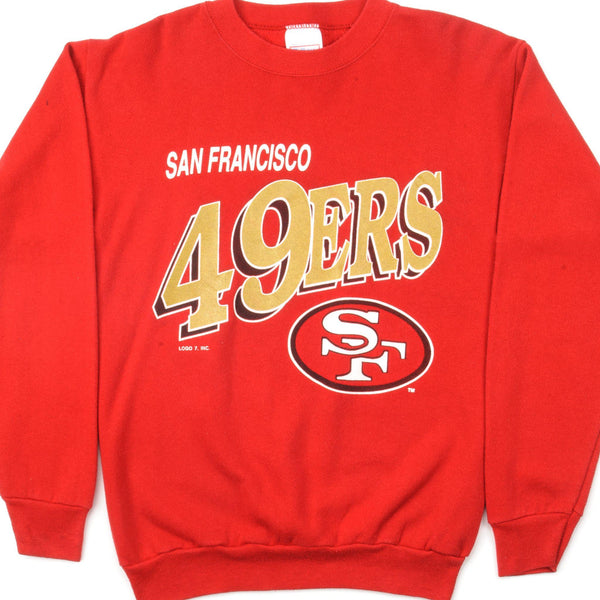 SUDADERA VINTAGE NFL SAN FRANCISCO 49ERS TALLA MEDIANA FABRICADA EN EE. UU.