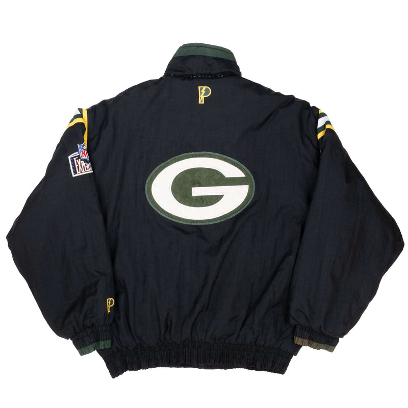 Vintage Nfl Green Bay Packers 1990S Heavy Windbreaker Jacket 1990S Size Large