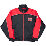 Vintage Ncaa Nebraska Huskers 1990S Heavy Windbreaker Jacket Size 2XL