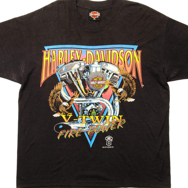 CAMISETA VINTAGE HARLEY DAVIDSON TALLA XL FABRICADA EN EE. UU.