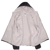 Vintage Adidas Dark Grey Nylon Heavy Windbreaker Hooded Jacket 2000S Size XL