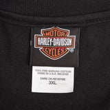 Vintage Harley Davidson Black Hill Rally Sioux Valley Sd Tank Top Tee Shirt 2007 3XL Made In USA