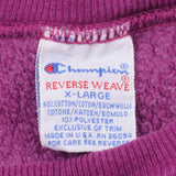 Vintage Fuchsia Champion Small Logo Reverse Weave Sweater 90S Size L Made In USA