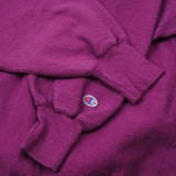 Vintage Fuchsia Champion Small Logo Reverse Weave Sweater 90S Size L Made In USA