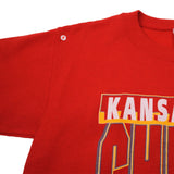 SUDADERA VINTAGE NFL KANSAS CITY CHIEFS PEQUEÑA 1992 FABRICADA EN EE. UU.