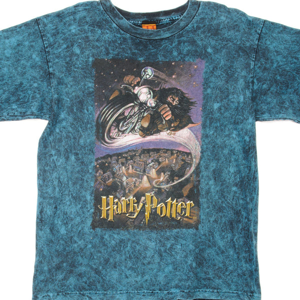 CAMISETA VINTAGE TIE-DYE DE HARRY POTTER TALLA MEDIANA DEL AÑO 2000