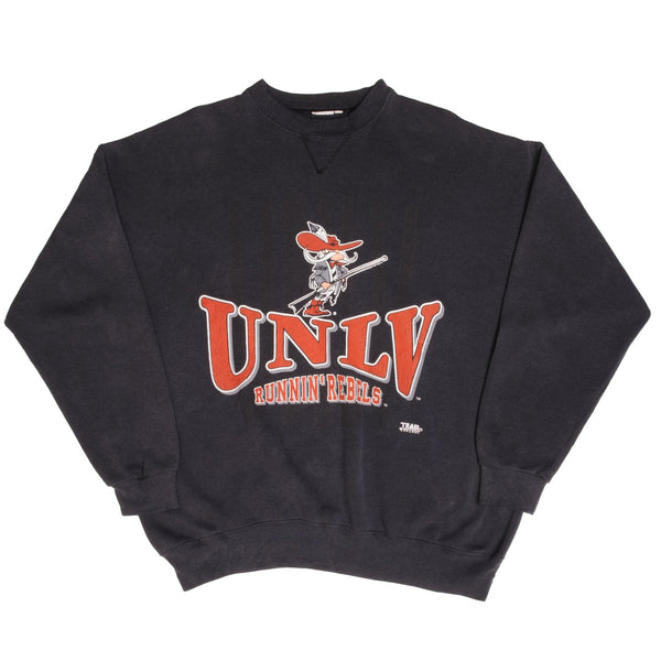 Vintage University of Nevada Las Vegas Running Rebels Sweatshirt 1990S Size 2XL