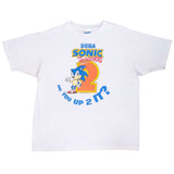 Vintage Sega Sonic The Hedgehog Sega 1992 Tee Shirt Size XL Made In Usa