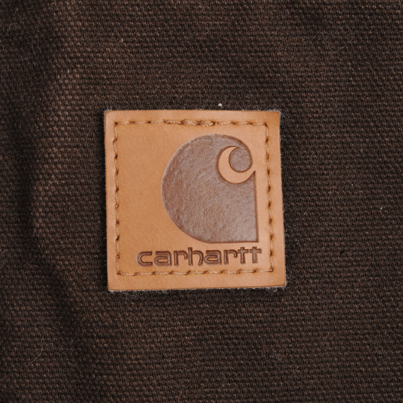 Vintage Carhartt Brown Workers Vest Jacket V33-DK8 2000S Size Large