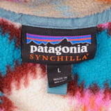 Vintage Patagonia Synchilla Snap T Monogram Fleece Pullover Size Large