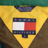 Vintage Tommy Hilfiger Yellow Windbreaker Jacket 1990S Size Large