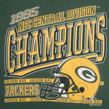 Vintage NFL Green Bay Packers NFC Champions 1995 Tee Shirt Size XL Made In USA With Single Stitch Sleeves