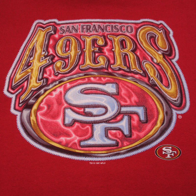 Vintage Pro Player NFL San Francisco 49Ers 1997 Sweatshirt Size Medium Made In USA