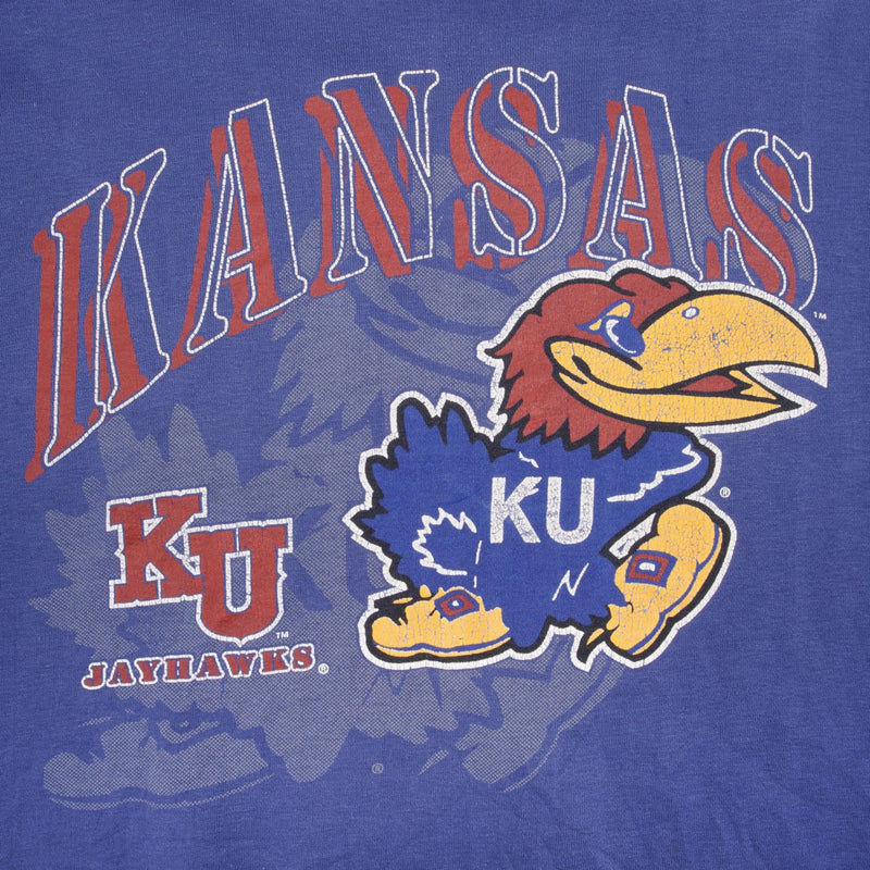 Vintage Kansas University Jayhawks Sweatshirt 1990S Size Xl