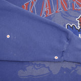 SUDADERA VINTAGE DE LOS JAYHAWKS DE LA UNIVERSIDAD DE KANSAS, AÑOS 90, TALLA XL