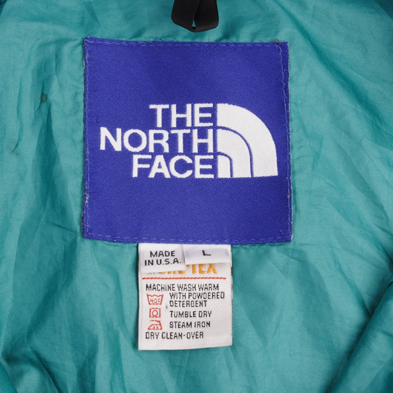 Vintage The North Face Pullover Windbreaker Jacket 1990S Size Large Made In USA