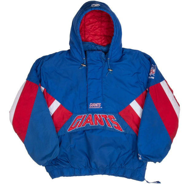 Vintage Nfl New York Giants Heavy Pullover Starter Jacket 1990S Size XL