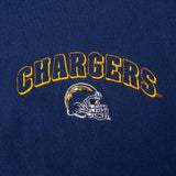 Vintage Nfl Los Angeles Chargers Tee Shirt 1990S Size XL Made In Usa With Single Stitch Sleeves