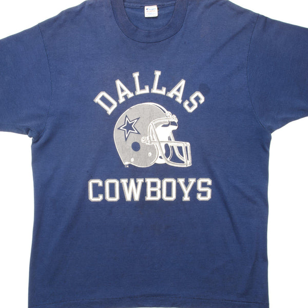 CAMISETA VINTAGE DE LOS DALLAS COWBOYS DE LA NFL, PRINCIPIOS DE LA DÉCADA DE 1980 A 1990, TALLA GRANDE, FABRICADA EN EE. UU.