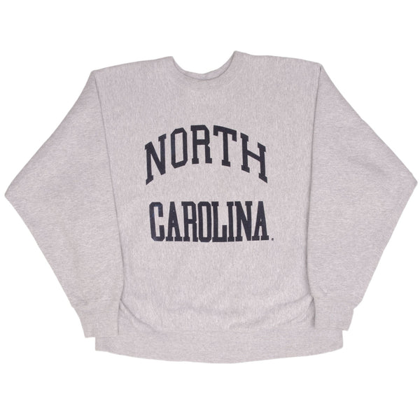 Vintage North Carolina 1990S Reverse Weave Sweatshirt Size XL Made In USA